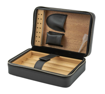 Preview: Reisehumidor "Passatore Leder" für ca. 4 Zigarren